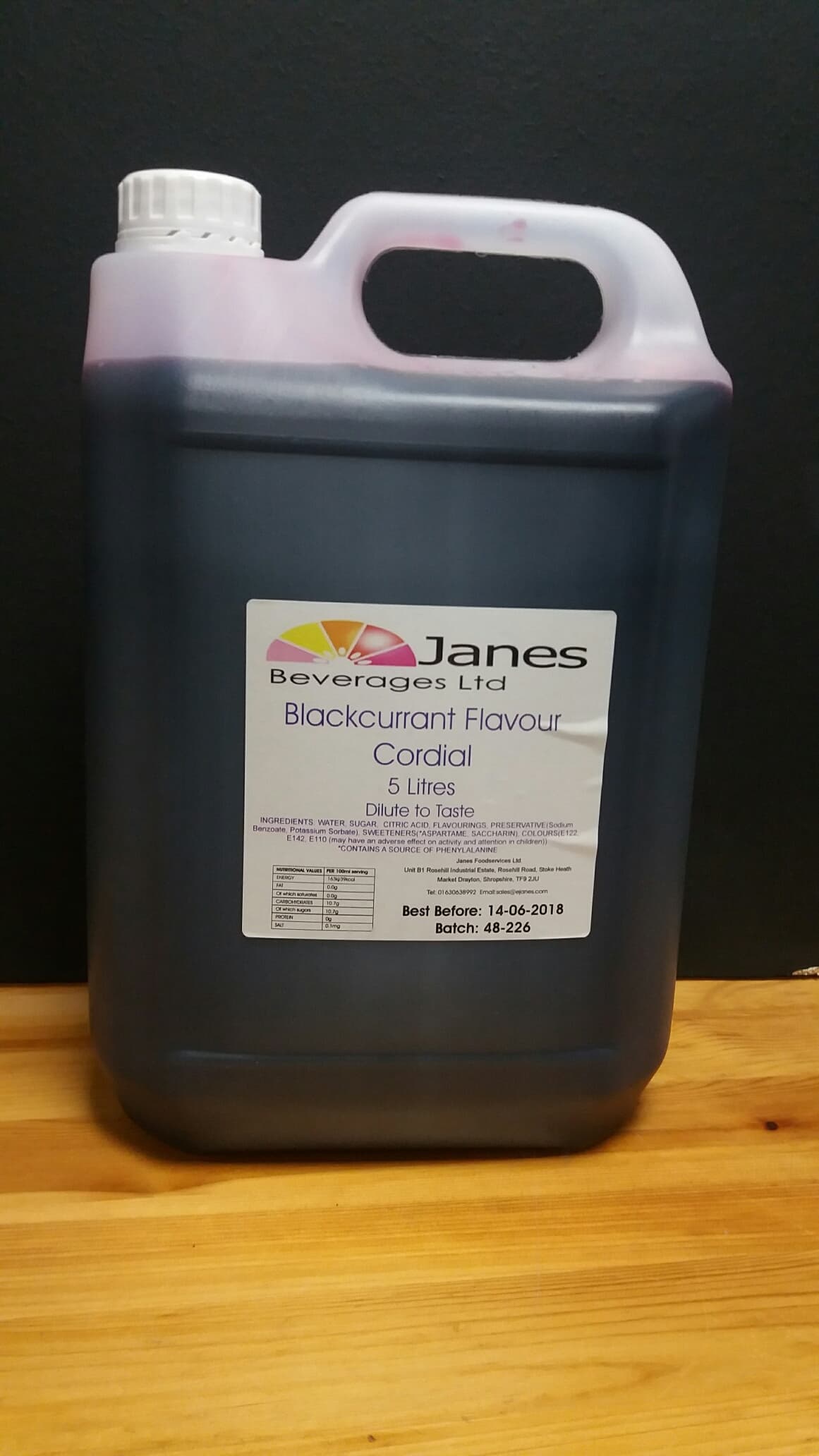 BLACKCURRANT CORDIAL  Image
