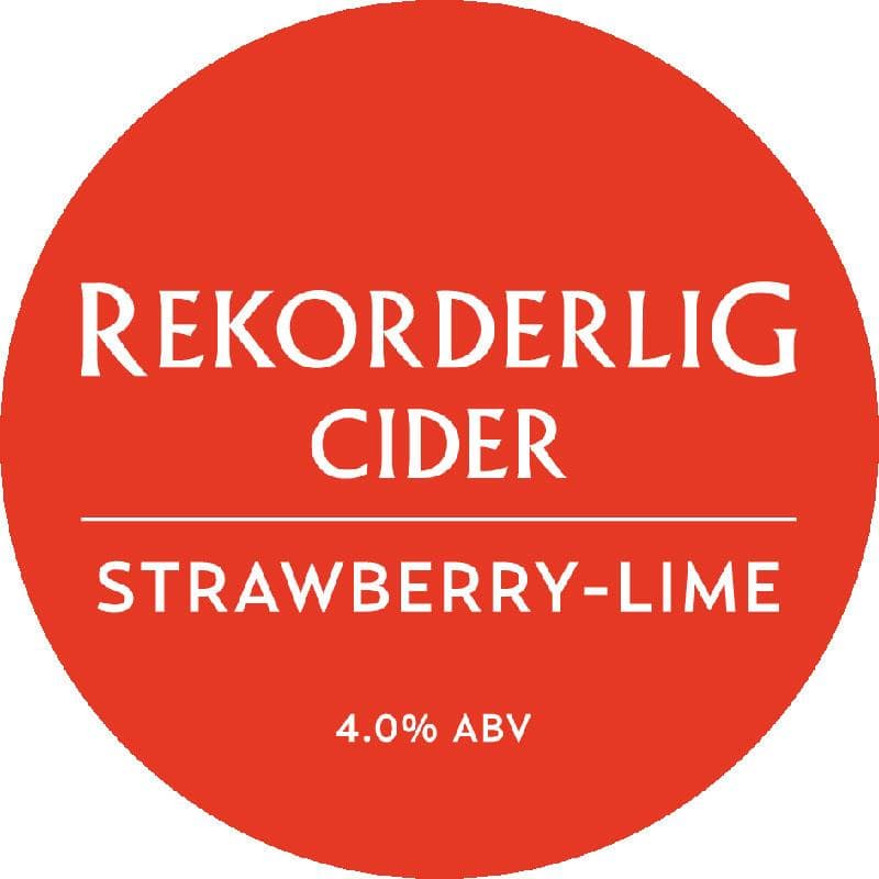 REKORDERLIG STRAWBERRY & LIME Image